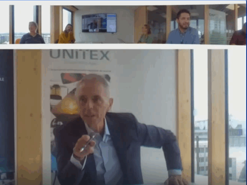 Philippe Montanay journaliste animateur des 3 tables rondes de la semaine de l'économie circulaire UNITEX