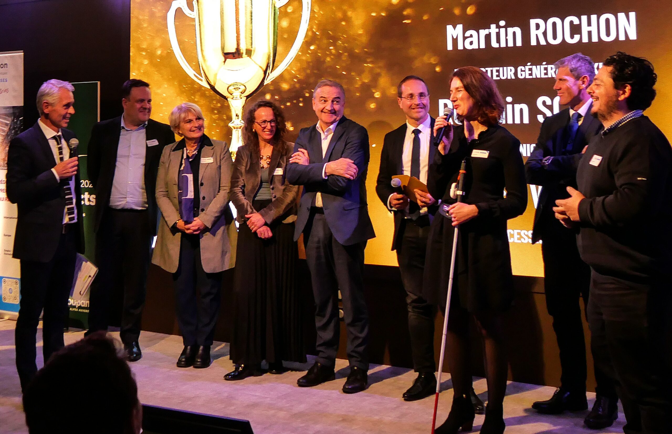 Philippe Montanay Journaliste animateur de la 3ème édition des trophées de la RSE du MEDEF auvergne-Rhône-Alpes