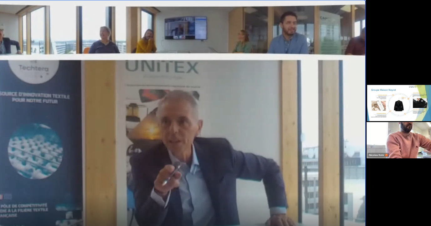 Philippe Montanay journaliste animateur des 3 tables rondes de la semaine de l'économie circulaire UNITEX