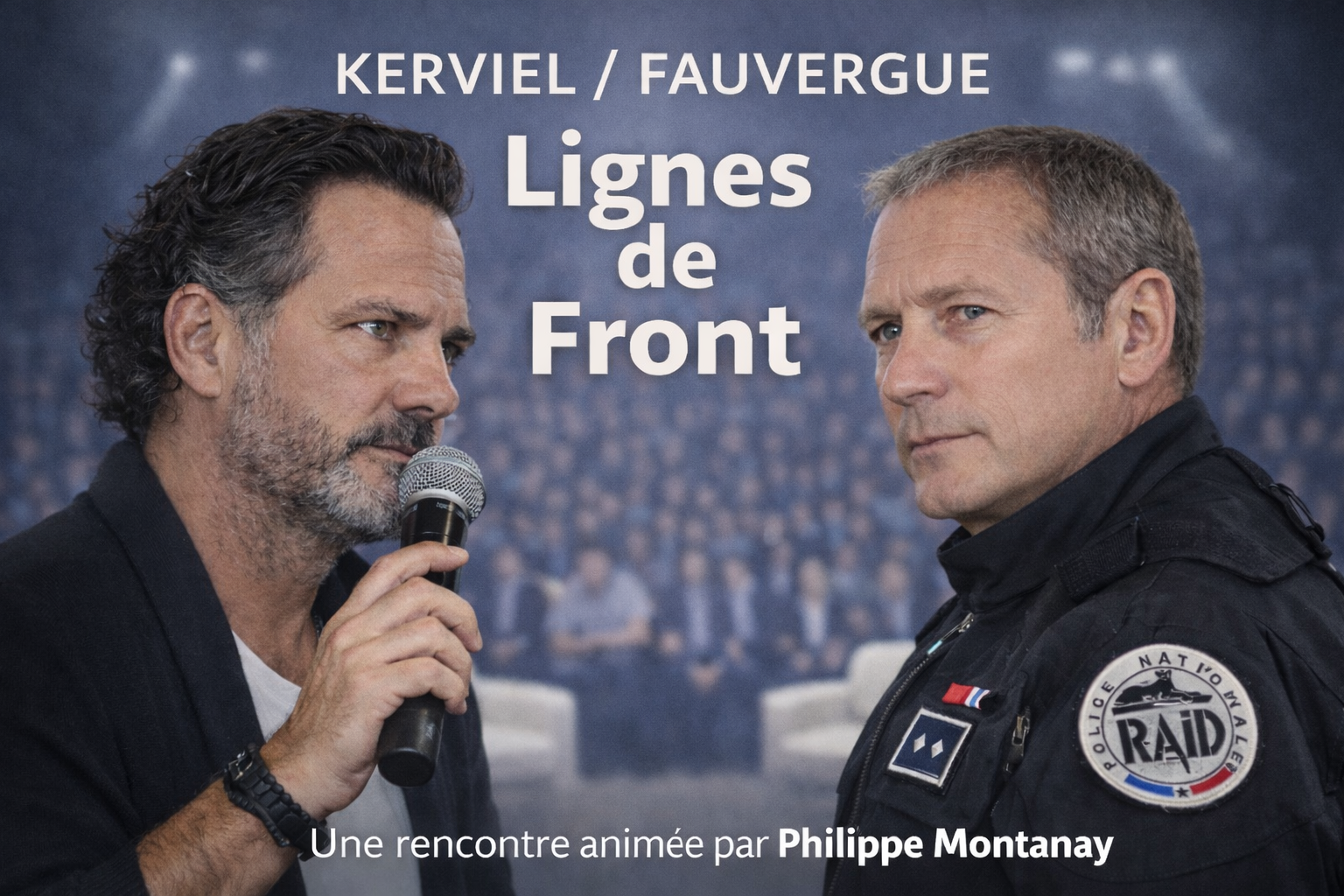 Conférence Kerviel / Fauvergue animée par Philippe Montanay : décision sous pression, leadership et responsabilité.
