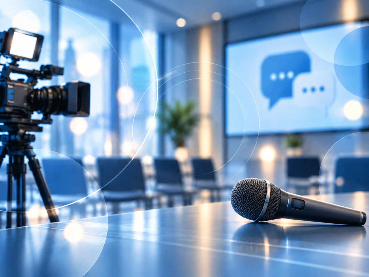 Média training et coaching en prise de parole en public pour une dirigeante d'un office public de l'habitat, accompagnée par Philippe Montanay.